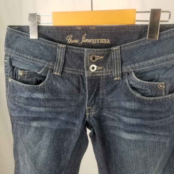 Guess Jeans Riviera Flared Low-Rise Jeans - Picture 2 of 4